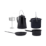 outdoor cookingset 4 delig staal