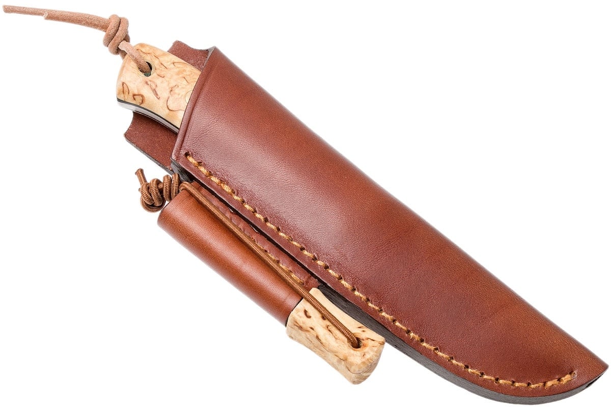 Casstrom Woodsman Curly Birch met firesteel